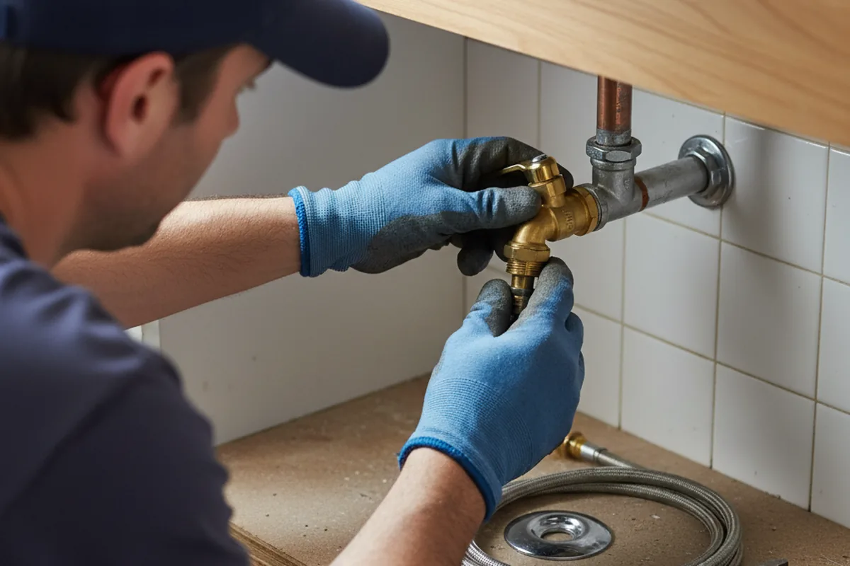Shutoff valve and fitting work during Repiping in Kansas City